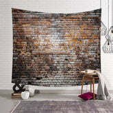 Lofaris Wall Vintage Rustic Brick Architecture Tapestry